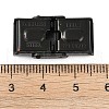 Ion Plating(IP) 201 Stainless Steel Watch Band Clasps X-STAS-C006-1-02B-01-3
