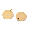 Ion Plating(IP) 304 Stainless Steel Pendants STAS-I311-32E-G-3