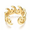Brass Cuff Rings RJEW-N035-014-NF-4