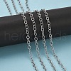 Tarnish Resistant 304 Stainless Steel Cable Chains X-CHS-R009-10-5
