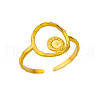Simple Style 304 Stainless Steel Cuff Rings for Women FS-WGD177D-06-3