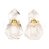 Natural Quartz Crystal Perfume Bottle Pendants G-L623-12G-07-1