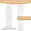 15 Yards Cotton Embroidery Bowknot Lace Ribbons OCOR-WH0045-35A-2