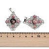 Natural Rhodonite Pendants G-Z077-01P-11-3