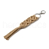 Handmade Macrame Nylon Thread Pendant Decorations HJEW-P019-05P-06-3