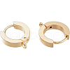 BENECREAT 10Pcs 201 Stainless Steel Huggie Hoop Earrings Findings STAS-BC0002-45-1