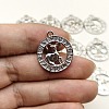 Constellation Themes Alloy Rhinestone Pendants PW-WGDA156-06-1