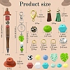 Cowboy Theme DIY Beadable Pen & Keychain Jewelry Making Kits DIY-YW0009-05-3