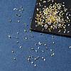 1200Pcs 2 Colors Brass Crimp Beads KK-FS0001-37-8