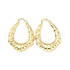 Rack Plating Brass Bamboo Hoop Earrings for Women EJEW-G288-34G-1