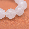 Round Natural White Jade Bead Strands X-G-R345-8mm-06-4