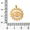 304 Stainless Steel Pendants STAS-R159-56G-02-3