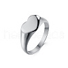 Heart 304 Stainless Steel Finger Rings for Women FS-WGDCCF4-14-3
