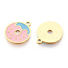 304 Stainless Steel Enamel Charms STAS-T065-61G-01-2
