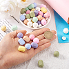  74Pcs Food Grade Eco-Friendly Silicone Beads SIL-TA0001-33-5