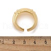 Brass Triple Cuff Rings for Women RJEW-U041-15G-5