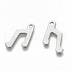 Tarnish Resistant 201 Stainless Steel Pendants STAS-Z002-03P-2