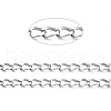 Tarnish Resistant 304 Stainless Steel Curb Chains CHS-P010-02P-3