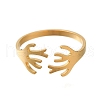 304 Stainless Steel Rings for Women RJEW-S241-02G-2