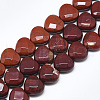 Natural Red Rainbow Jasper Beads Strands G-S357-E02-02-1