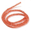 Baking Painted Imitation Jade Glass Bead Strands DGLA-A034-J2MM-A12-5