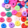 Handmade Polymer Clay Beads CLAY-R067-8.0mm-BM1-1