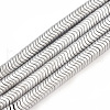 Electroplate Non-magnetic Synthetic Hematite Beads Strands G-T061-176-2