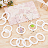 DICOSMETIC 12Pcs Ring Silicone Beads SIL-DC0001-78-5