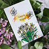 4Pcs 4 Styles PVC Stamp DIY-WH0487-0078-5