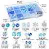 Mixed Styles Transparent Acrylic Beads MACR-FS0001-60-5