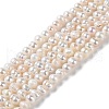 Natural Cultured Freshwater Pearl Beads Strands PEAR-E018-62-1