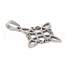 Hollow Out 201 Stainless Steel Pendants STAS-G330-01B-P-2