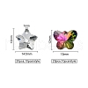 40Pcs 4 style Electroplated Glass Pendants EGLA-YW0001-13-3