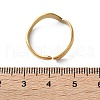 304 Stainless Steel Open Cuff Rings for Women STAS-D085-08G-3