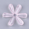 Transparent Spray Painted Glass Beads GLAA-S183-23A-1