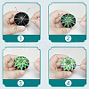 DIY Embroidery Temari Ball Kits DIY-I064-B02-7
