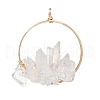 Natural Mixed Stone Pendants PALLOY-JF02403-2