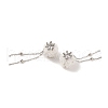Handmade Polymer Clay Rhinestone Tassel Dangle Beads CLAY-H003-01P-01-2