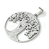 Non-Tarnish 201 Stainless Steel Pendants STAS-U003-21A-P-2