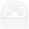 SOFPLATE 600Pcs Brass Eye Pin KK-SP0001-69A-S-1