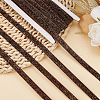 10 Yards Sparkle Polester Ribbons OCOR-WH0003-035C-3