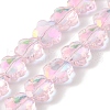 Electroplate Glass Beads Strands EGLA-B006-04A-FR02-1