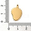 Ion Plating(IP) 304 Stainless Steel Pendants STAS-D018-02G-3
