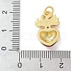 Brass Micro Pave Cubic Zirconia Pendants KK-K298-49G-3