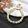 Glass Imitation Pearl Beaded Bracelets for Women BJEW-JB10034-01-2