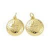 Brass Micro Pave Cubic Zirconia Pendants KK-E068-VF047-2