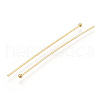 Brass Ball Head Pins KK-G331-10-0.6x50-3