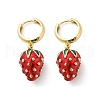 Brass Hoop Earrings EJEW-S251-04A-G-4