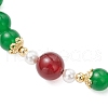Natural & Dyed Malaysia Jade Bracelets BJEW-JB11973-01-3