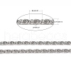 Tarnish Resistant 304 Stainless Steel Lumachina Chains CHS-R009-15-7